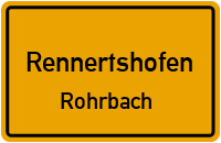 Rohrweg in RennertshofenRohrbach