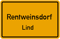 Straßenverzeichnis Rentweinsdorf Lind