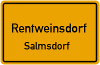 Straßenverzeichnis Rentweinsdorf Salmsdorf