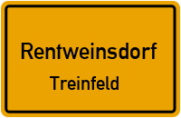 Straßenverzeichnis Rentweinsdorf Treinfeld