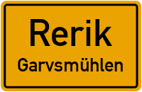 Dorfweg in RerikGarvsmühlen