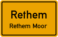 Eisenhorstweg in RethemRethem Moor