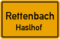 Straßen in Rettenbach Haslhof