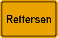 Ortsschild von Gemeinde Rettersen in Rheinland-Pfalz