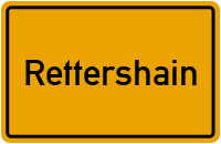 Ortsschild von Gemeinde Rettershain in Rheinland-Pfalz