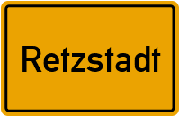 Ortsschild von Gemeinde Retzstadt in Bayern