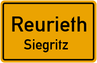 Siegritzer Dorfstraße in ReuriethSiegritz
