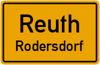 Hauptstraße in ReuthRodersdorf