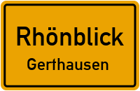 Untere Gasse in RhönblickGerthausen