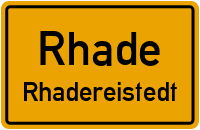 Neuer Weg in RhadeRhadereistedt