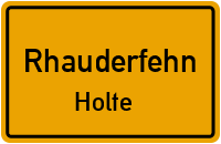 Alte Schulstraße in RhauderfehnHolte