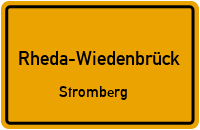 Straßenverzeichnis Rheda-Wiedenbrück Stromberg