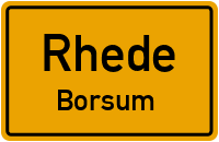 Borsum Dorfstraße in RhedeBorsum