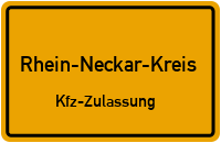 Zulassungstelle Rhein-Neckar-Kreis