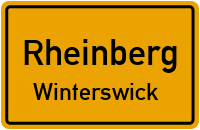 Alte Landstraße in RheinbergWinterswick