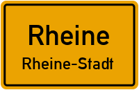 Schlehdornweg in RheineRheine-Stadt