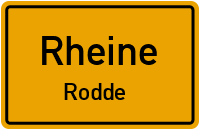 Mühlenweg in RheineRodde