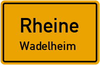 Wapelstraße in 48432 Rheine (Wadelheim)