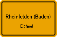 Schloßgartenstraße in Rheinfelden (Baden)Eichsel