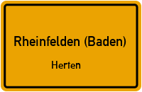 Straßenverzeichnis Rheinfelden (Baden) Herten