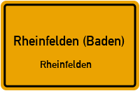 Straßenverzeichnis Rheinfelden (Baden) Rheinfelden