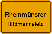 Hildmannsfelder Straße in RheinmünsterHildmannsfeld