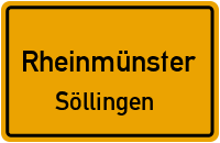 Poststraße in RheinmünsterSöllingen