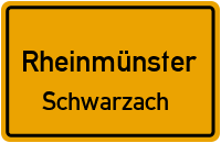Bahnhofstraße in RheinmünsterSchwarzach