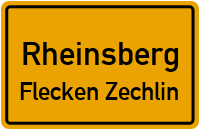 Friedensstraße in RheinsbergFlecken Zechlin