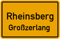 Querweg in RheinsbergGroßzerlang