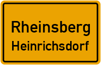 Bahnhof in RheinsbergHeinrichsdorf