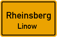 Bergstraße in RheinsbergLinow