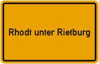 Rhodt unter Rietburg in Rheinland-Pfalz