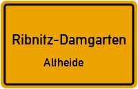 Wulfshäger Weg in Ribnitz-DamgartenAltheide