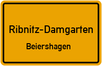 Straßen in Ribnitz-Damgarten Beiershagen