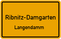 Straßenverzeichnis Ribnitz-Damgarten Langendamm
