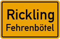 Negernböteler Straße in RicklingFehrenbötel