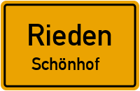 Straßenverzeichnis Rieden Schönhof