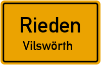 Straßenverzeichnis Rieden Vilswörth