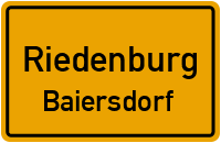 Straßen in Riedenburg Baiersdorf