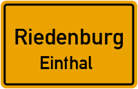 Straßen in Riedenburg Einthal