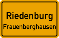 Straßenverzeichnis Riedenburg Frauenberghausen