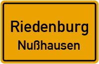 Straßen in Riedenburg Nußhausen
