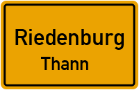 Straßen in Riedenburg Thann