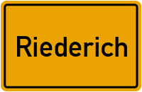 Riederich in Baden-Württemberg