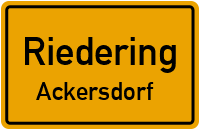 Ackersdorf in RiederingAckersdorf