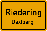 Straßenverzeichnis Riedering Daxlberg