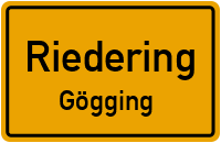 Straßenverzeichnis Riedering Gögging
