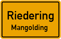 Straßenverzeichnis Riedering Mangolding