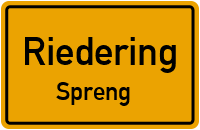 Spreng in RiederingSpreng